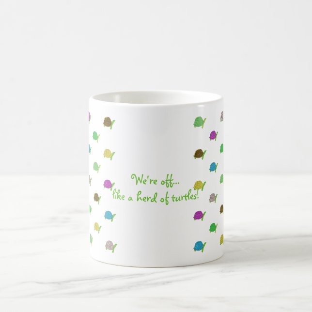 Mug Comme un troupeau de tortues (Centre)