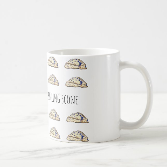 Mug Comme une scone de roulement (Droite)