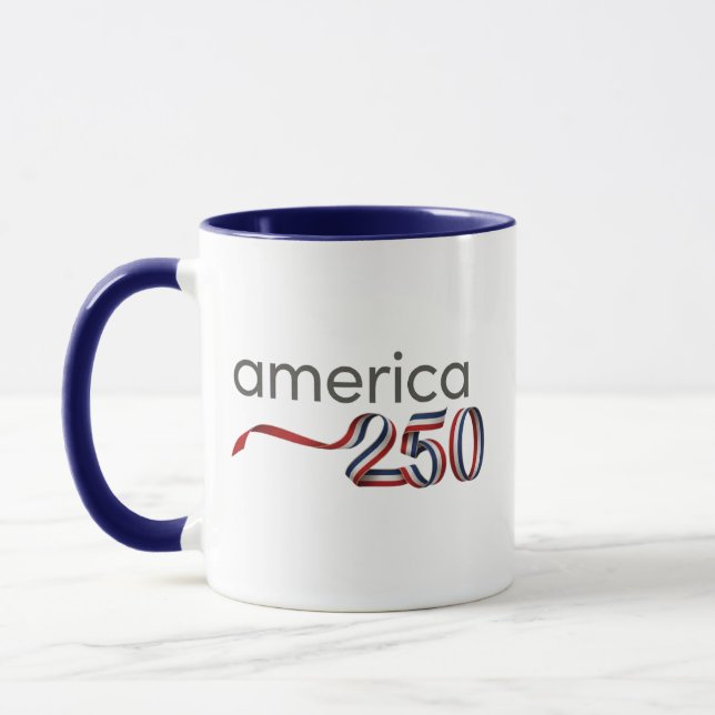 Mug Commémoratif du 250e Anniversaire de l'Amériqu (Gauche)