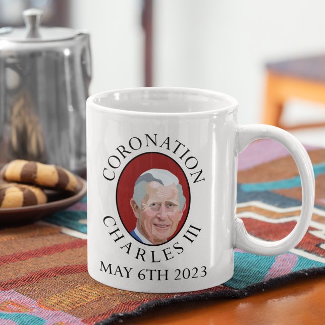 Mug commémoratif du couronnement du roi Charles II (Créateur téléchargé)