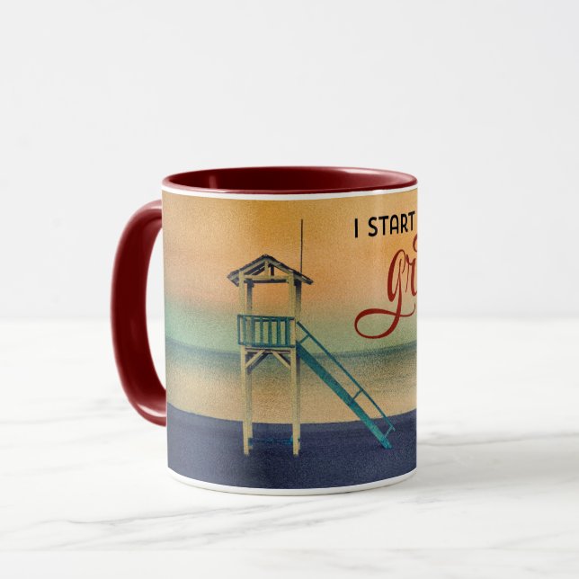 Mug Commencez Chaque Jour Avec Gratitude (Devant gauche)