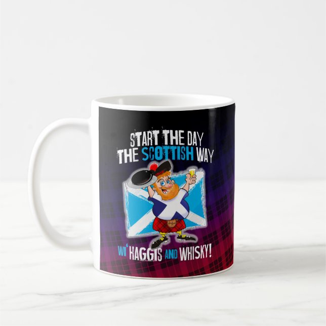 Mug Commencez la journée par la voie SCOTTISH - (Gauche)