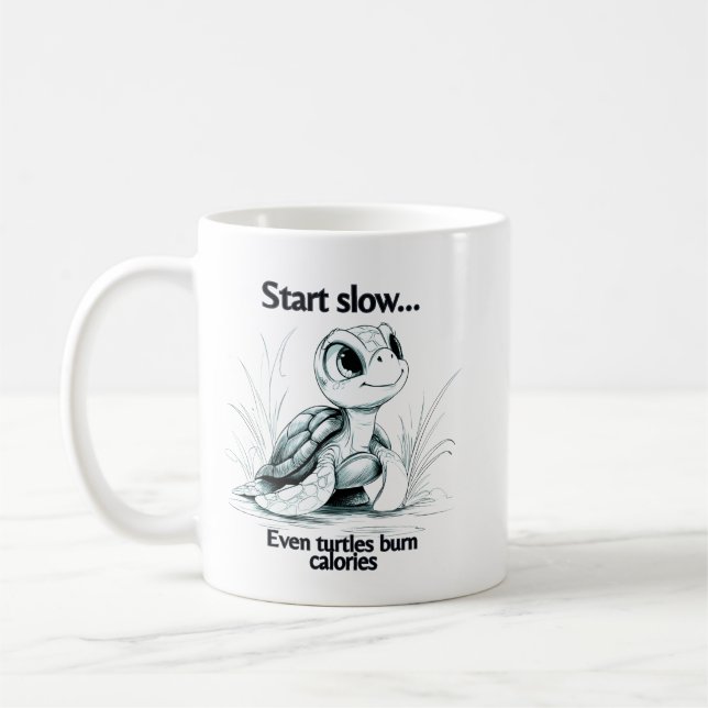 Mug Commencez petit...encouragement  (Gauche)