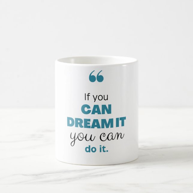 Mug Commencez votre journée avec inspiration. (Centre)