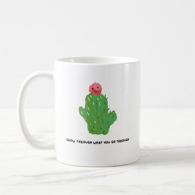 Mug Commencez votre journée avec positivité ! Cette ad (Gauche)