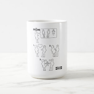 Mug Comment assembler une feuille d'instructions maman