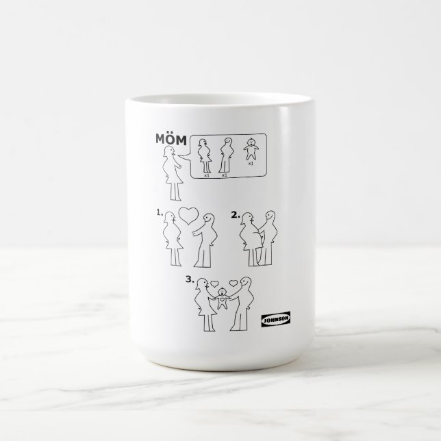 Mug Comment assembler une feuille d'instructions maman (Centre)