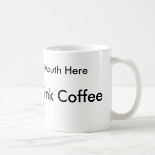 Mug Comment boire du café pour les personnes gauchèr