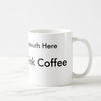 Mug Comment boire du café pour les personnes gauchères