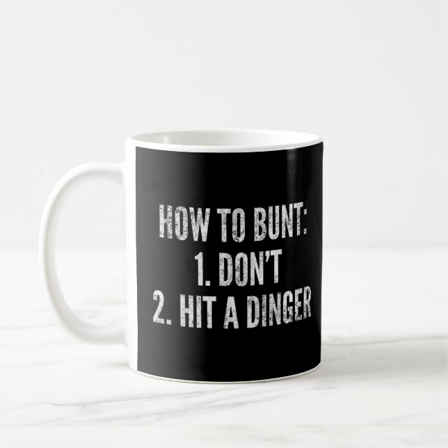 Mug Comment Bunt Frapper Un Joueur De Baseball Dinger  (Gauche)