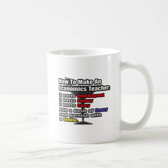 Mug Comment faire un professeur d'économie (Droite)