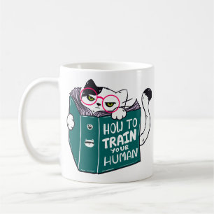 Mug Comment former votre chat drôle humain avec lunett