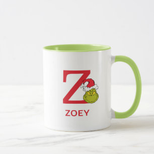 Mug Comment Grinch a volé Noël   Nom et monogramme Z