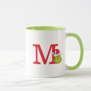 Mug Comment Grinch Stol Christmas   Monogramme M
