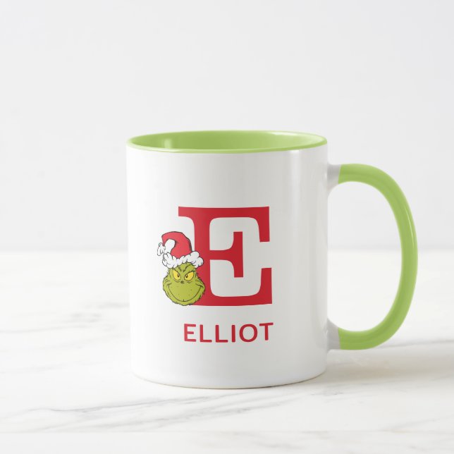 Mug Comment Grinch Stol Christmas | Nom et monogramme  (Droite)
