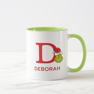 Mug Comment Grinch Stol Christmas   Nom et monogramme 