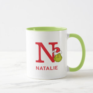 Mug Comment Grinch Stol Christmas   Nom et monogramme 