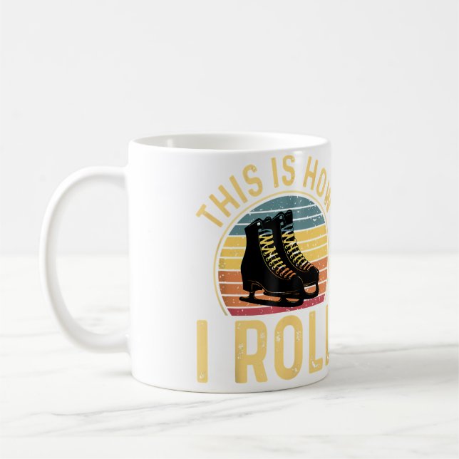 Mug Comment je roule 70S 80S Patin à roulettes Patineu (Gauche)