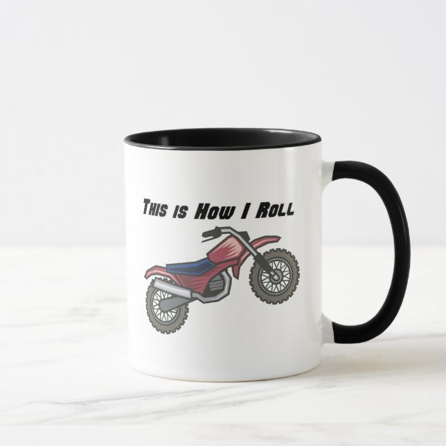 Mug Comment je roule (Vélo droit) (Droite)