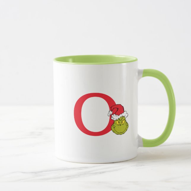 Mug Comment le Grinch a volé Noël | Monogram O (Droite)