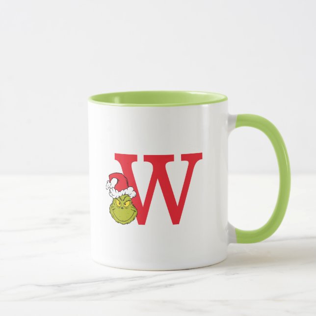 Mug Comment le Grinch a volé Noël | Monogram W (Droite)