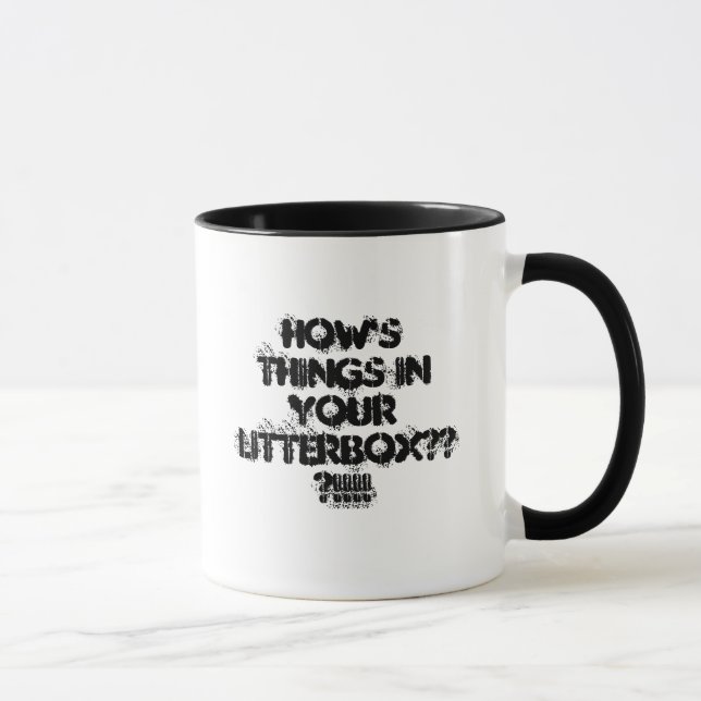 Mug Comment les choses va-t-elles dans votre boîte ? (Droite)
