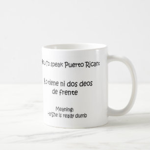 Mug Comment parler Portoricain