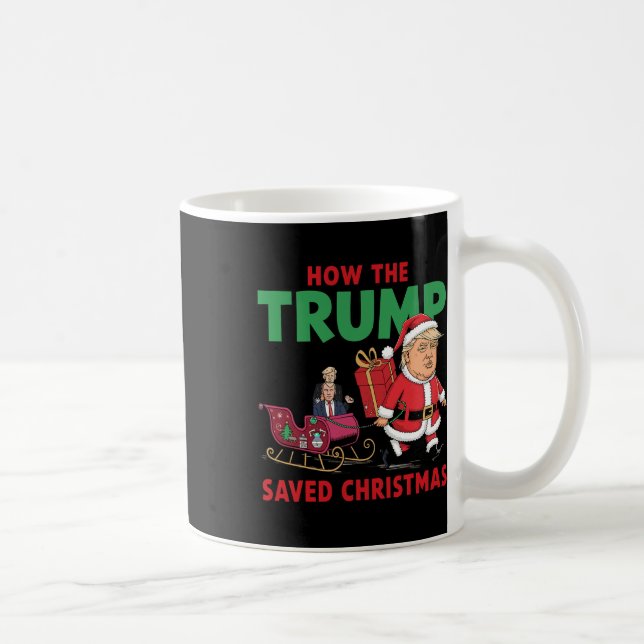 Mug Comment Trump a sauvé Noël Drôle Trump Christma (Droite)