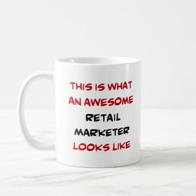 Mug commerçant de détail, génial (Gauche)