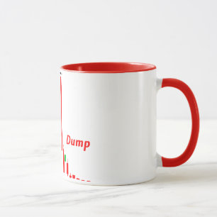 Mug Commerce de jour : Motif de stock de pompe et de