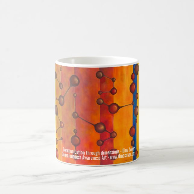 Mug Communication par des dimensions (Centre)