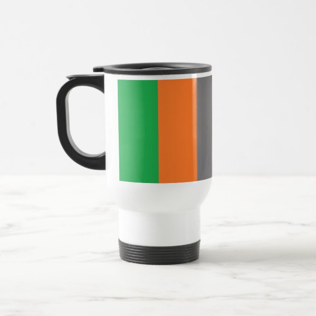 Mug Commuter Personnalisé - Hot Drink Travel Cup (Gauche)