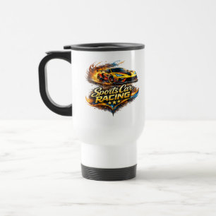 Mug Commuter Voyage Graphique Course de Porteurs