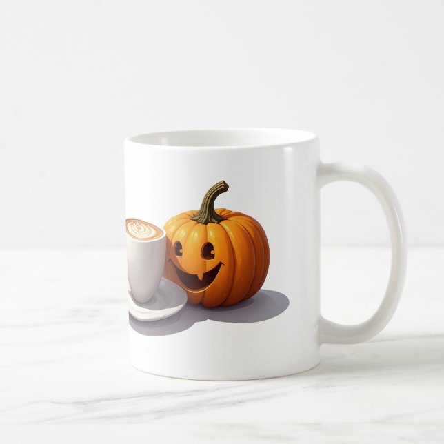 Mug Compagnon de Latte de Citrouille pour les Matins C (Droite)