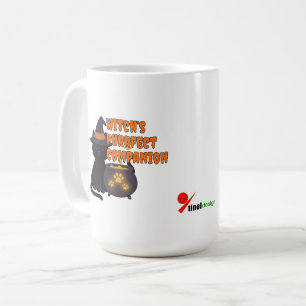 Mug Compagnon parfait de sorcière   Halloween mignon 