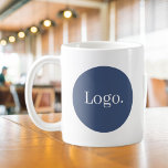 Mug Company Logo Business Branded Promotional<br><div class="desc">White promotional mug featuring your business,  company or corporate logo on each side.</div>