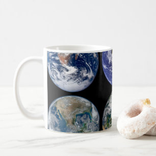 Mug Comparaison D'Image De Vues Iconiques De La Planèt