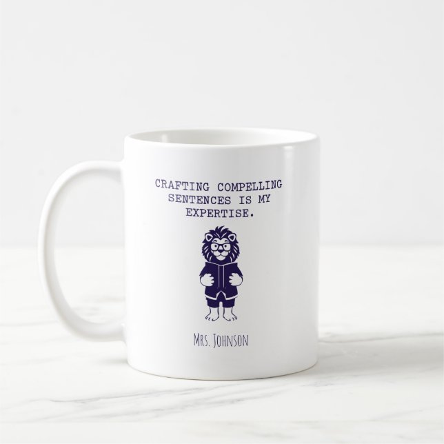 Mug Compétence en rédaction de phrases percutantes (Gauche)