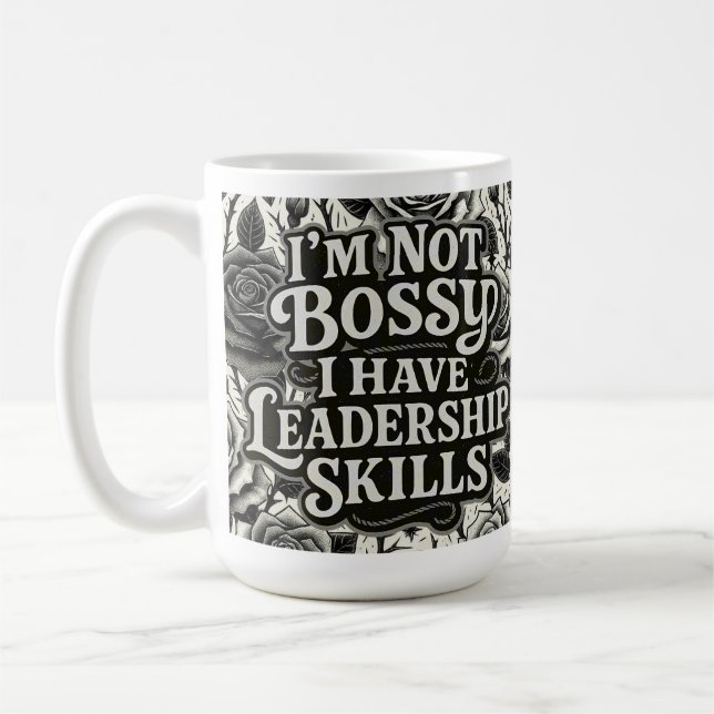 Mug Compétences de leadership Sass Design (Gauche)
