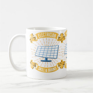 Mug Compétences Et Cerveaux Électricien Ingénieur Élec