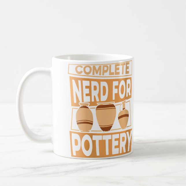 Mug Complet nerd pour la poterie roue de poterie pro h (Gauche)