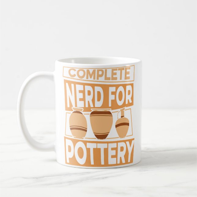 Mug Complet nerd pour la poterie roue de poterie pro p (Gauche)