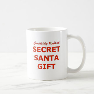Mug Complètement cadeau secret de Père Noël de déchets