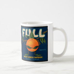 Mug Complètement - étiquette orange de caisse