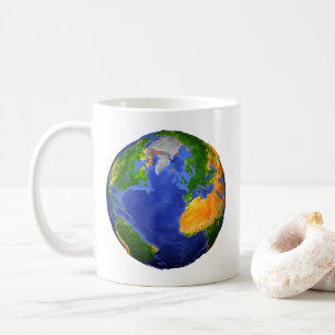 Mug Complétez La Terre Avec Des Données Topographiques
