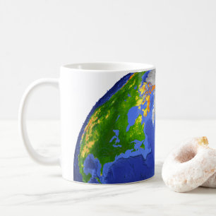 Mug Complétez La Terre Avec Des Données Topographiques