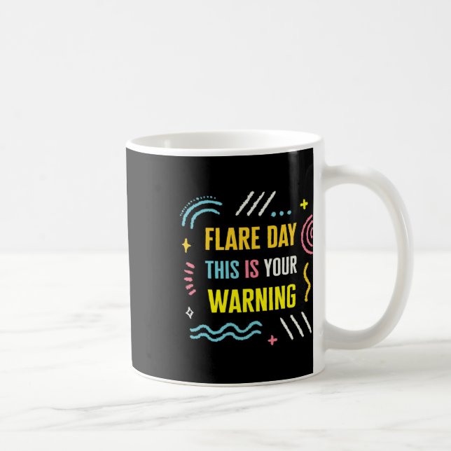 Mug Complexe de jour de flammes Sensibilisation au syn (Droite)