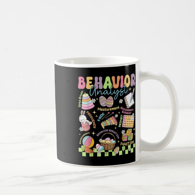 Mug Comportement de Pâques Analyste Bunny Aba Comporte (Droite)