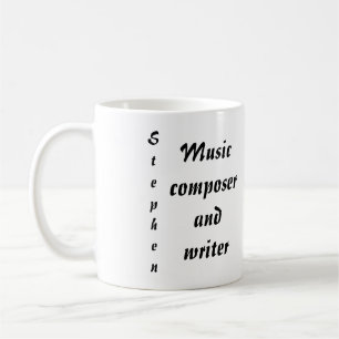Mug Compositeur Et Écrivain De Musique