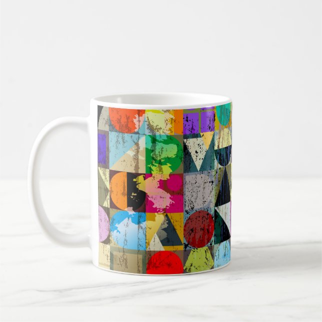 Mug Composition arrière - plan géométrique abstraite,  (Gauche)